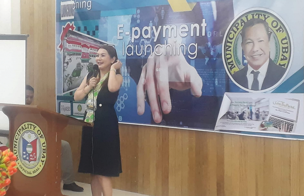 The Ubay LGU's E-payment launching at Pachico's Inn in Barangay Poblacion Ubay on Monday | Ubay LGU Photo